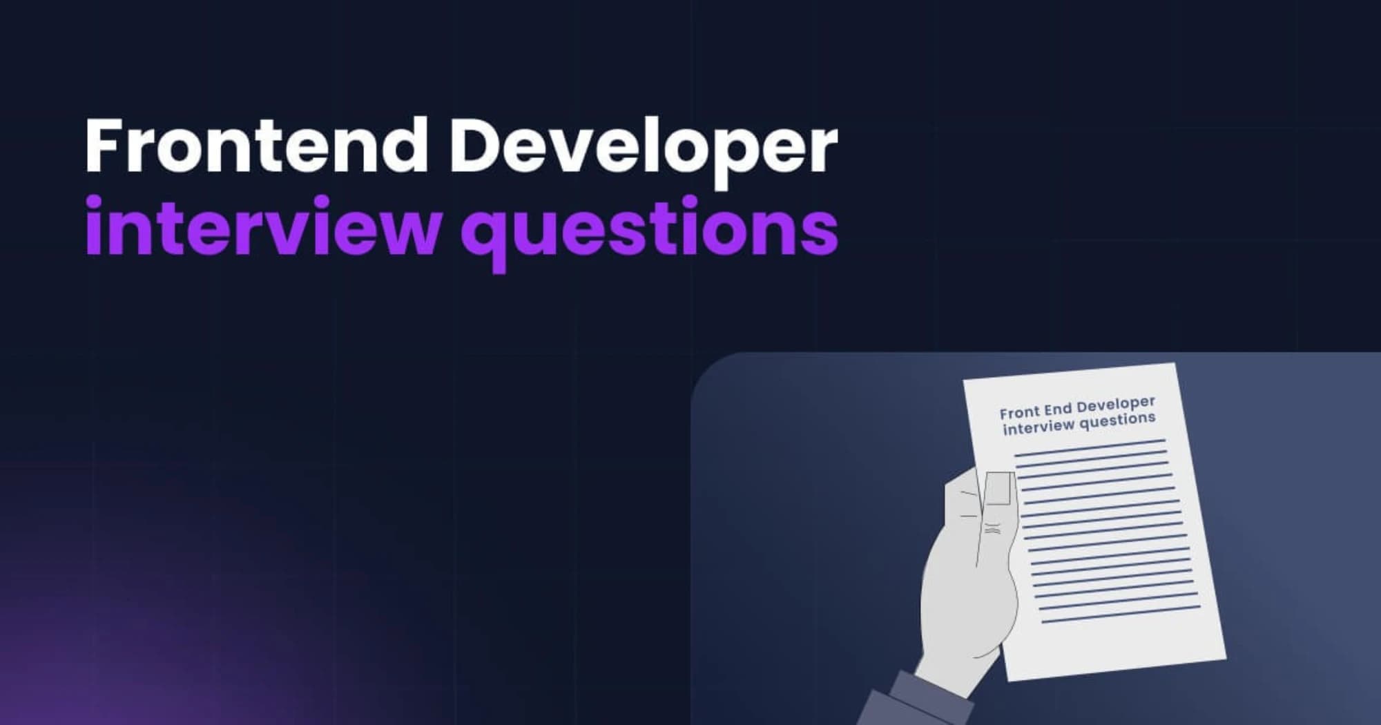 Phỏng vấn Middle - Senior Frontend có gì?