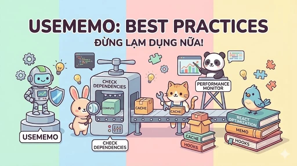 Đừng lạm dụng useMemo nữa! Đây mới là Best Practice chuẩn xác dành cho bạn